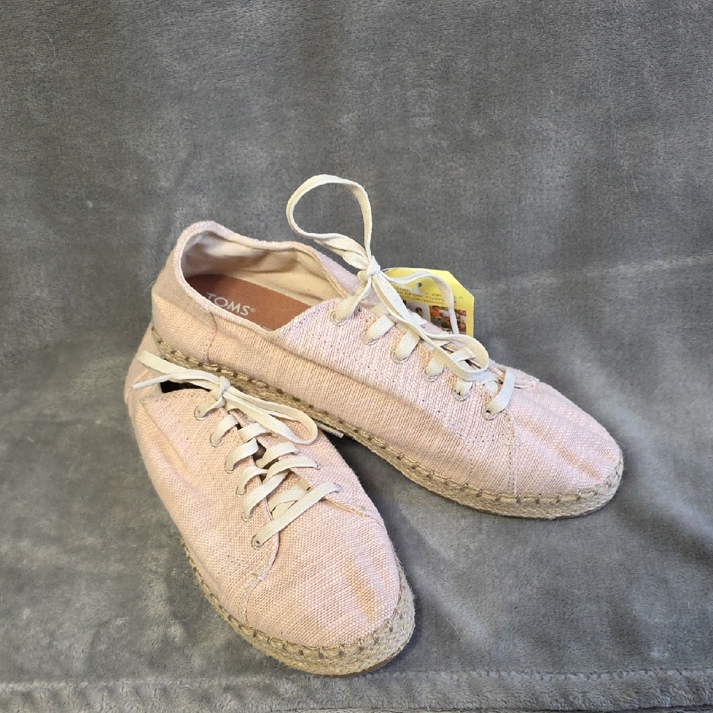 TOMS Light Pink Espadrille Sneakers